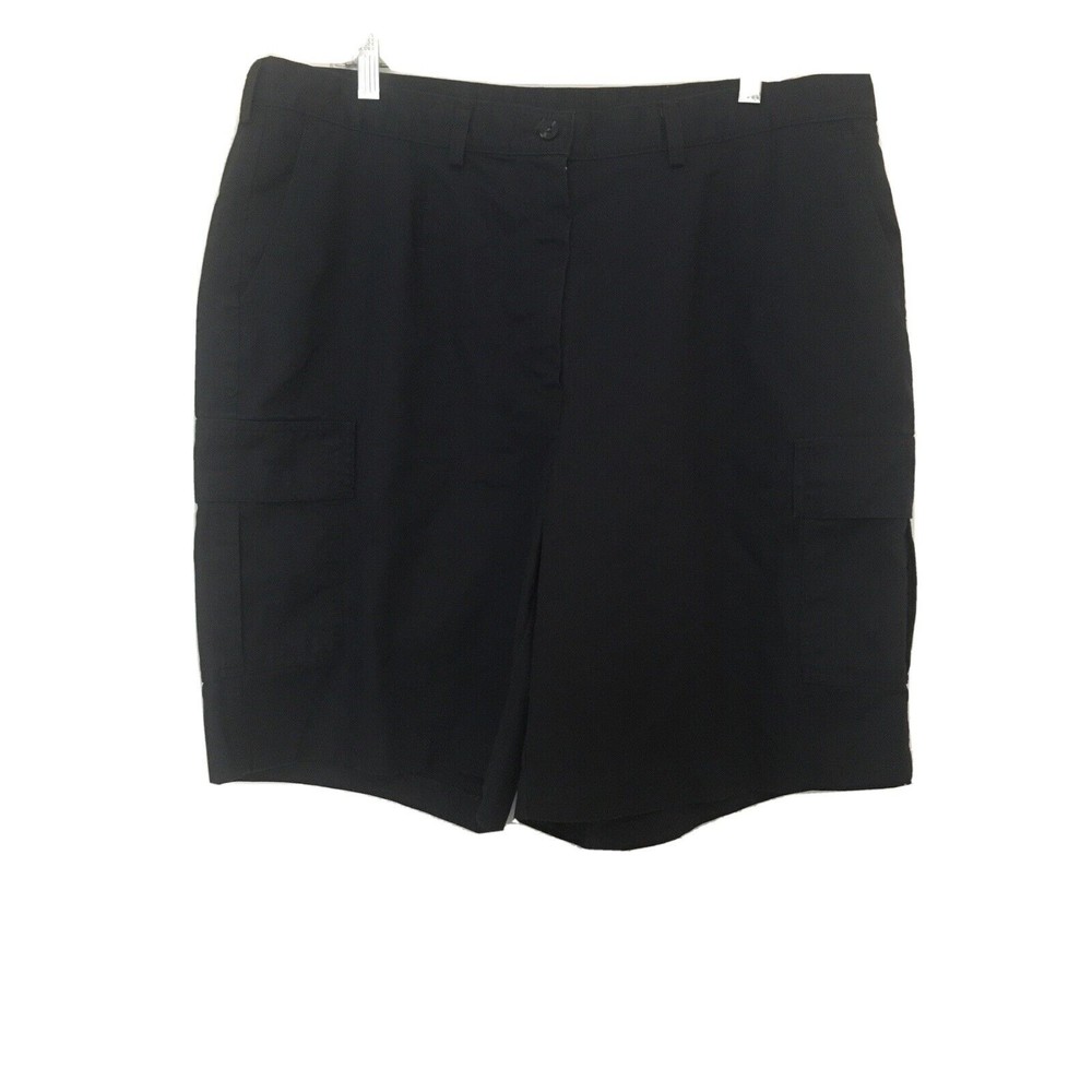 Edwards Women's Plus Size 18 Cargo Shorts Pockets Blue